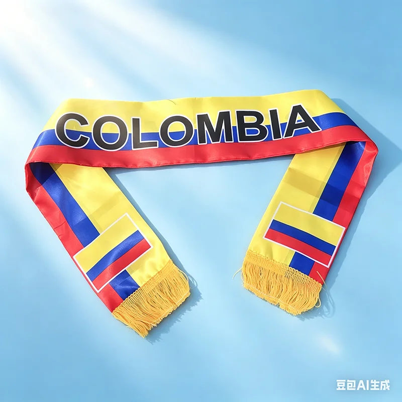 🧣🇨🇴 Bufanda de la Bandera de Colombia
