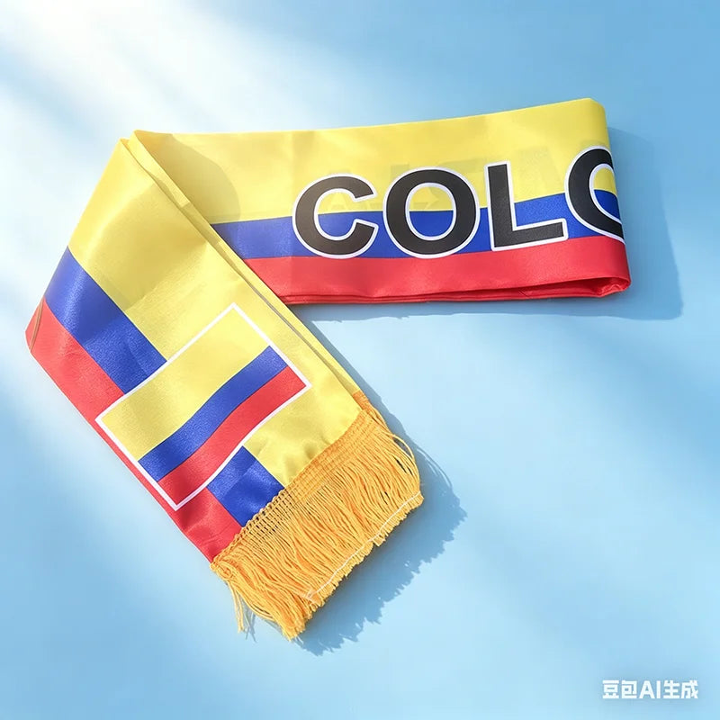 🧣🇨🇴 Bufanda de la Bandera de Colombia